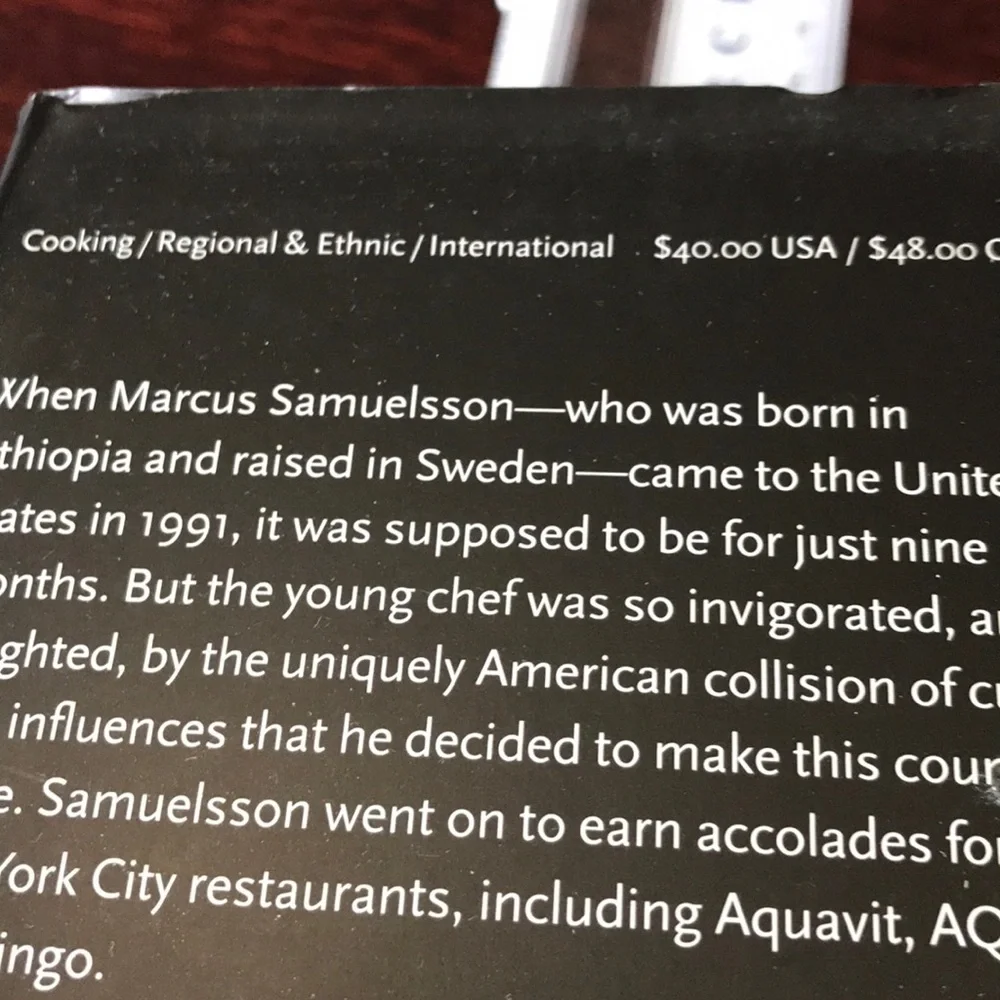 New American Table Cookbook